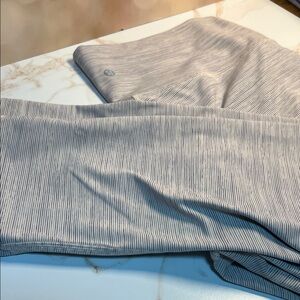 lululemon athletica Gray Striped Leggings